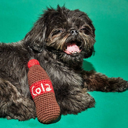 Ware of the Dog - Cotton Crochet Cola Dog Toy