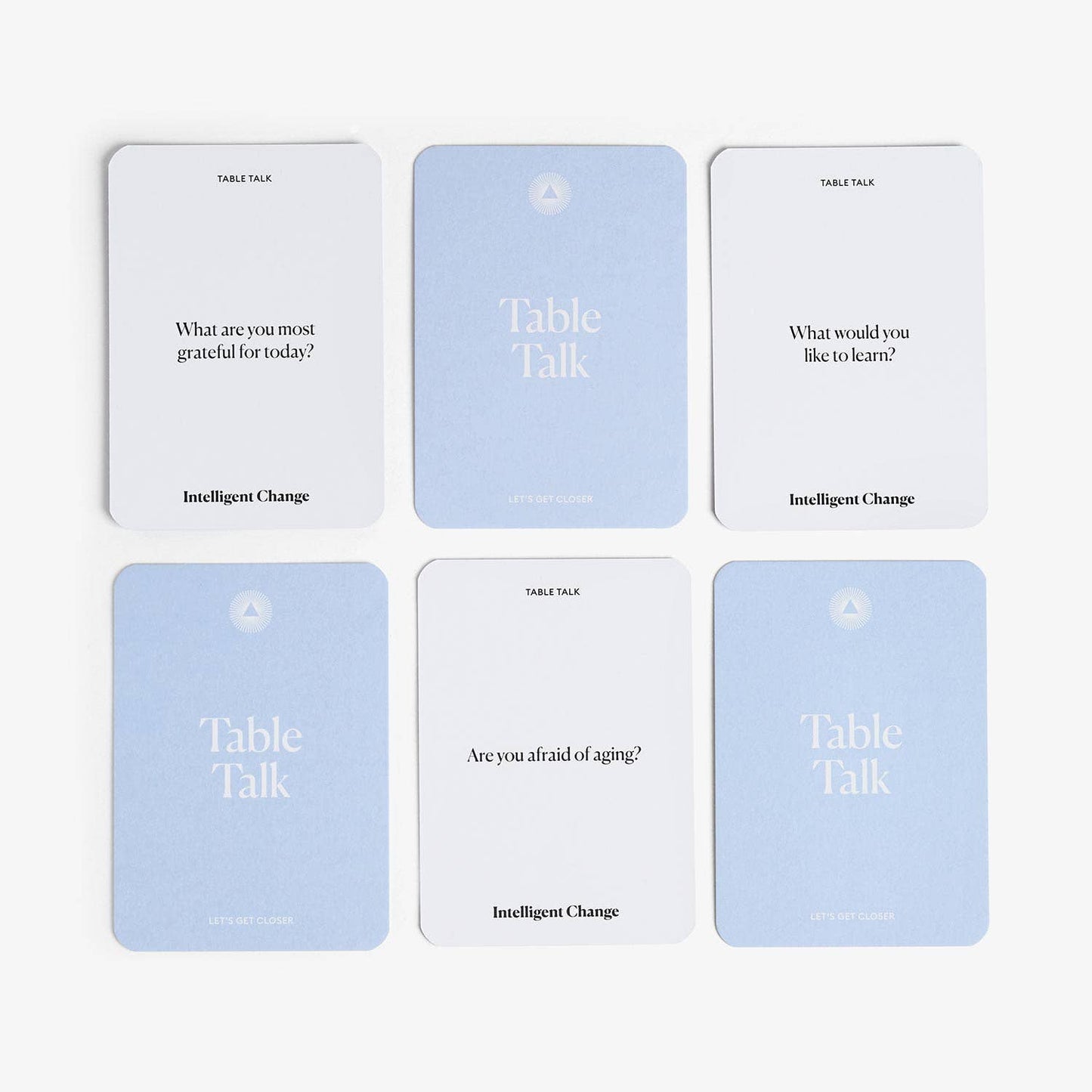 Intelligent Change - Get Closer Table Talk - Ice Breaker Question Card Game