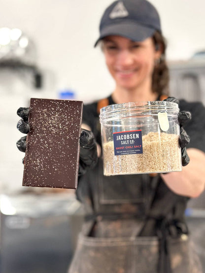 Spinnaker Chocolate - 70% Colombia with Ghost Chili Salt