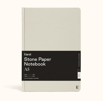 Karst - Stone Paper A5 Hardcover Notebook (Dotted)