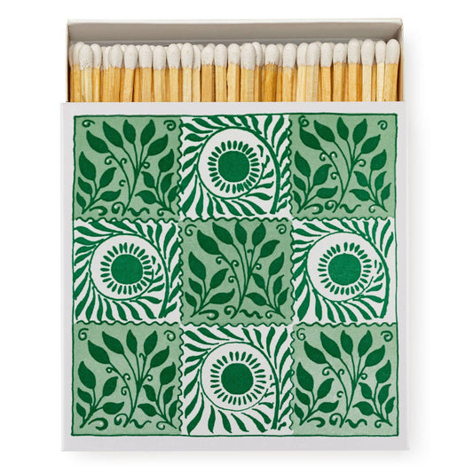 Tiles Green Square Matchbox