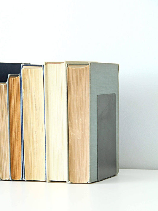 Rectangular Metal Bookend Set